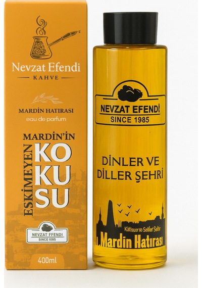 Nevzat Efendi Limon + Tütün + Pembe Mardin Hatırası Kolonya Seti 3 x 400 ML