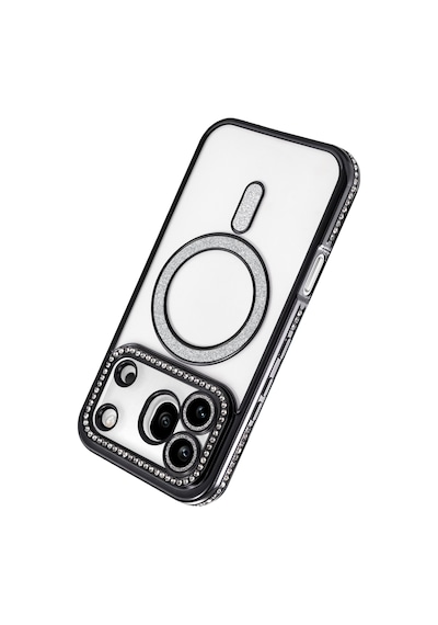 En-cag Huawei Honor 600 Pro Joke Simli Magneticsafe Kılıf - Siyah Bss