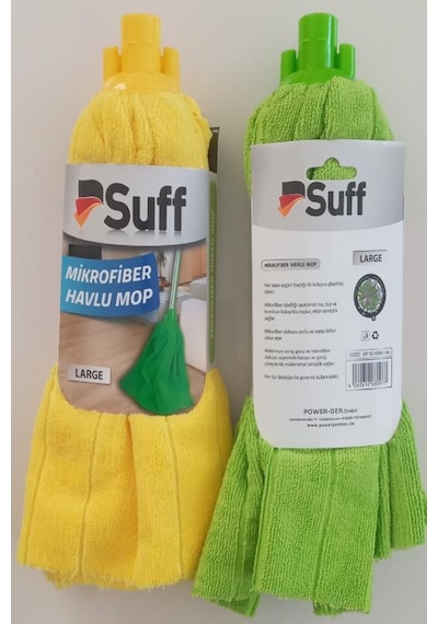 Suff 2 Adet Suff Mikrofiber Havlu Mop Large