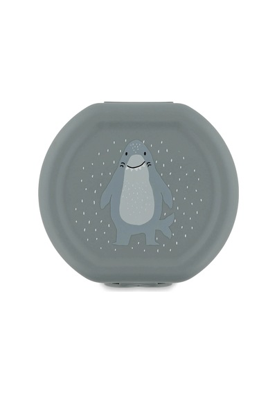 Trixie Unisex Çocuk Mr.shark 2li Klipsli Atıştırmalık Kutusu 06-225 Gri