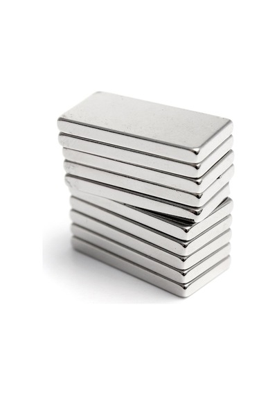 10 Adet 20Mm X 10Mm X 2Mm Köşeli Güçlü Neodyum Mıknatıs