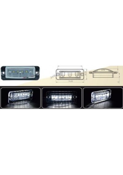 6 Ledli Travego Plaka Lamba Su Geçirmez 24 Volt 2 Adet 405515815