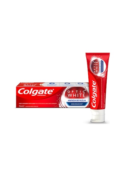 Colgate Optic White Aninda Beyazlik Diş Macunu 75 Ml 3 Adet