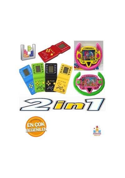 Suda Halka Geçirme Oyunu Ve Nostaljik Oyuncak Pilli Tetris Atari 2 Ürün Beraber Unutulmaz Oyunlar