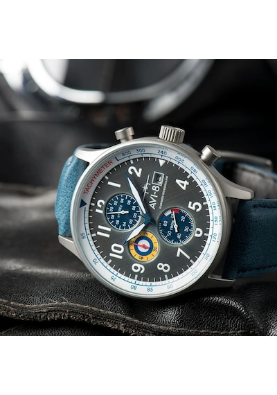 Avı-8 Hawker Hurricane Av-4011-0f Erkek Kol Saati Altın