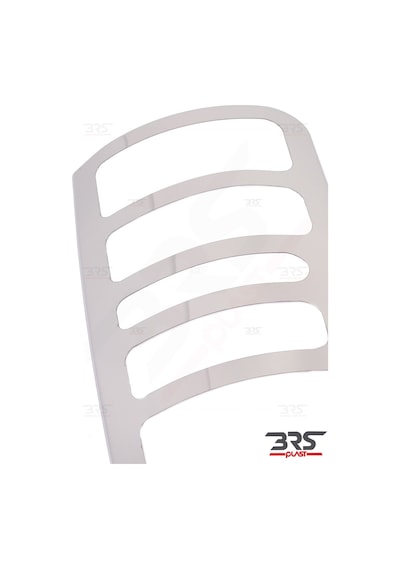 Ford Connect Uyumlu 2002-2009 Krom Stop Çerçevesi 2 Parça Paslanmaz Çelik
