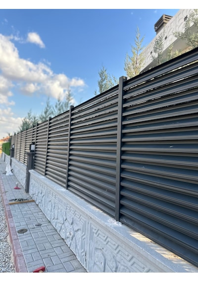 Panjur Güneş Kırıcı Dekoratif Bahçe Panel Çiti