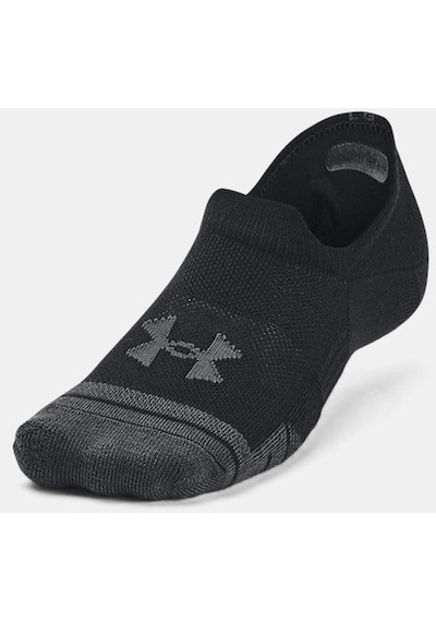 Under Armour Unisex UA Performance Tech 3’lü Paket Ultra Low Tab Çorap 1379502-001 Siyah - Gri