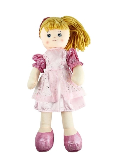 Ay950c Parlak Elbiseli Bez Bebek 50 Cm - 1 Adet Stokta Olan Gönderilir