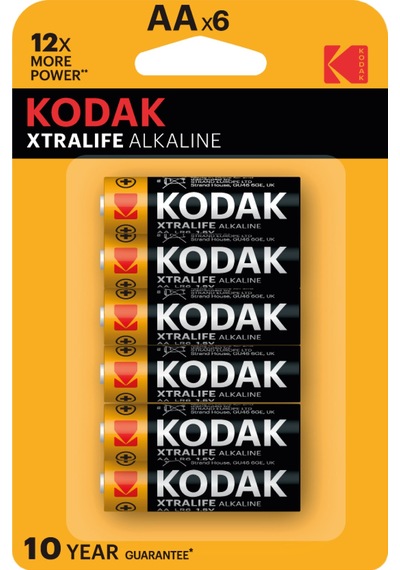 Kodak Xtralife Alkalin Kalem Pil Aa 4+2