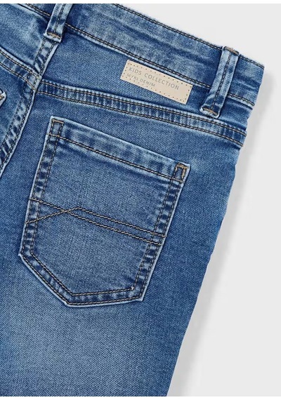 Mayoral Erkek Çocuk Denim Şort 3205 Mavi