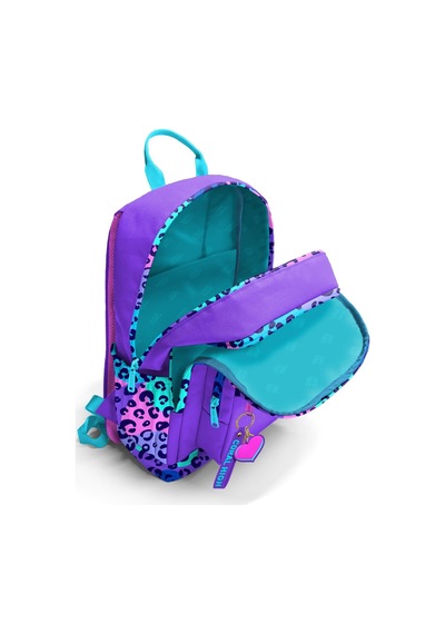 Coral High Mor Leopar Desenli Okul Sırt Çantası 23632