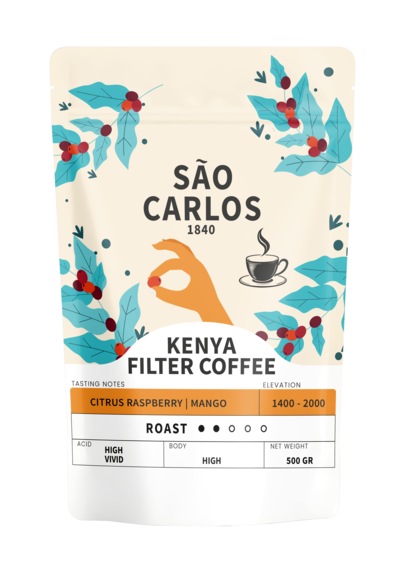Kenya Filtre Kahve 500 Gr Kenya Nyeri Aa Single Origin Çekirdek