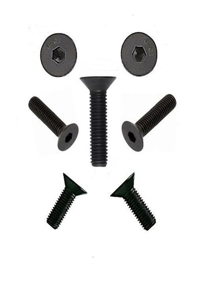 Venoa M4x20 Mm Havşabaş İmbus Civata 10.9 Kalite Siyah Dın7991 30 Adet M4