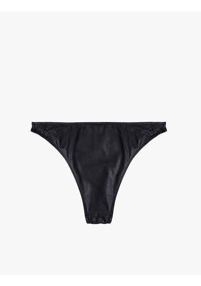 Koton Astarlı Asimetrik Kesim Bikini Altı Yılan Desenli 5sak00120mm Yılan Desenli