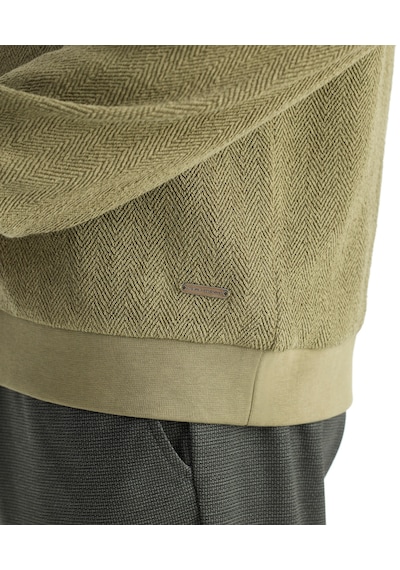 Yargıcı Regular Bisiklet Yaka Uzun Kol Sweatshirt 25kesw9006x 007 Haki