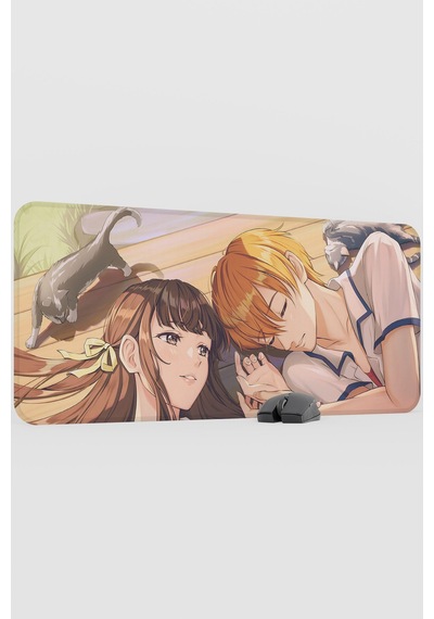 Fruits Basket Anime V3 - 90x40 Xxl Gaming Kauçuk Kaymaz Taban Mouse Pad Fare Altlığı