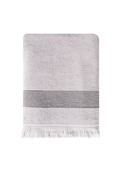 Borla Gri Banyo Havlusu 90x150 Çok Renkli