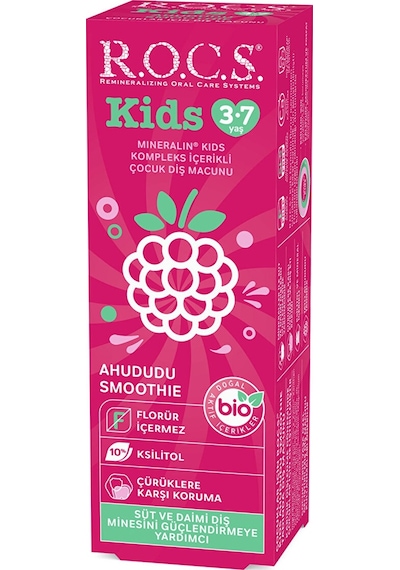 Rocs Çocuk 3-7 Yaş Florürsüz Smoothie Diş Macunu 35 Ml ROC-476670