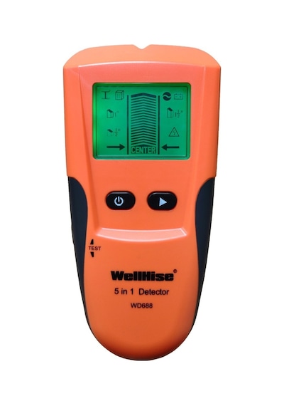 Wellhise Wd688 5'i 1 Arada Dijital Duvar Tarayıcı - Sıva Altı Kablo, Metal Ve Ahşap Bulucu Detektör