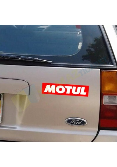 Motul Yağ Motosiklet Araba Oto Sticker Yapıştırma Etiket 2 Adet