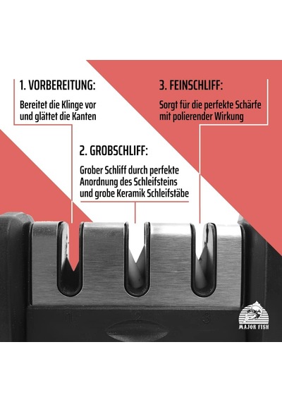 Manuel Bıçak Bileyici, Mutfak Bıçağı, 3 Kademeli Bileyici, Kaba Bileme Ve İnce Bileme İçin, Tungsten Ve Seramik Çok Renkli
