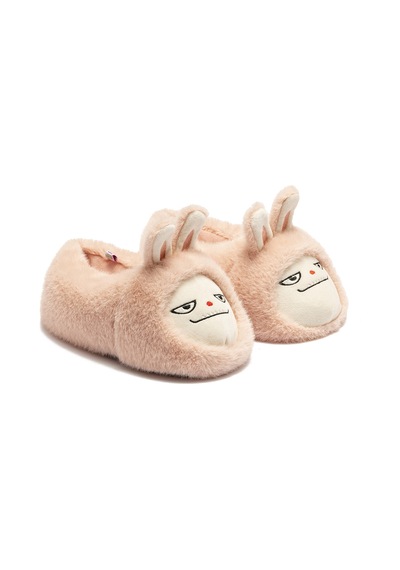 Twigy Emy Kadın Hayvanlı Panduf Pembe 36/41