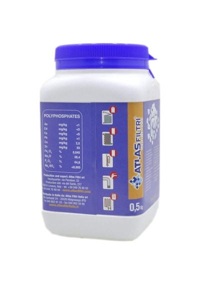 Atlas Silifoz - Kireç Önleyici Polifosfat 0,5 Kg - 06200080 - İtalyan