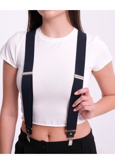 Cottonlab Lacivert Kadın Pantolon Askısı