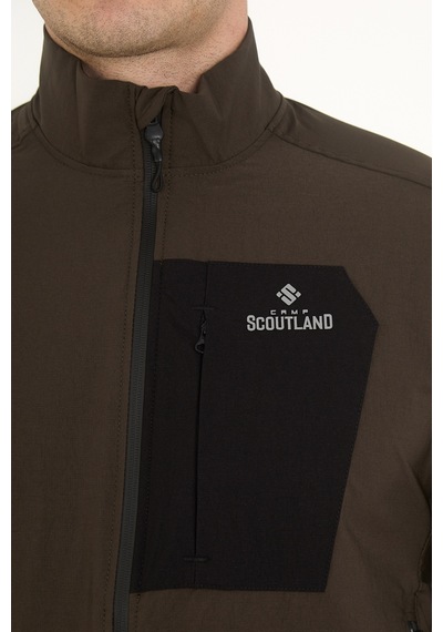 Camp Scoutland Camp255 Outdoor Tactical Su İticili Erkek Fermuarlı Taktik Sweatshirt Haki