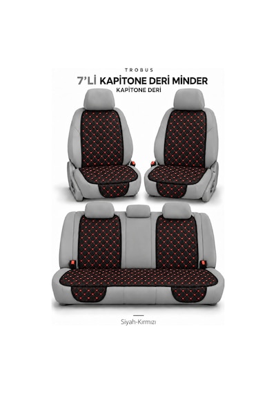 Volvo Xc60 2013-2016 Suni Deri Kapitone Minder 7'li 85919376