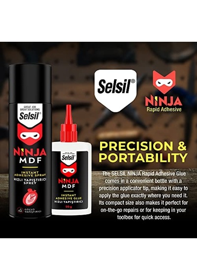 Mdf Kit Hızlı Yapıştırıcı 400ml 100gr