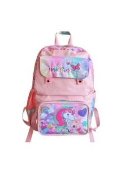 Dream Vest Pembe Unicorn Üç Gözlü Sırt Çantası U2065 Çok Renkli