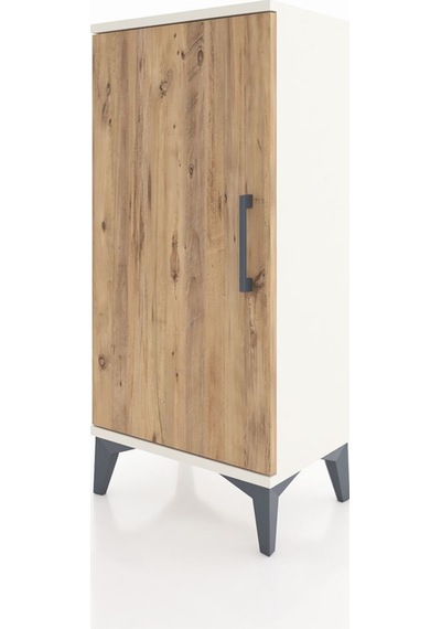 Arges Komodin Tek Raflı Tek Çekmeceli Tek Kapaklı 44x30x96 Aytaşı-çam Aytası