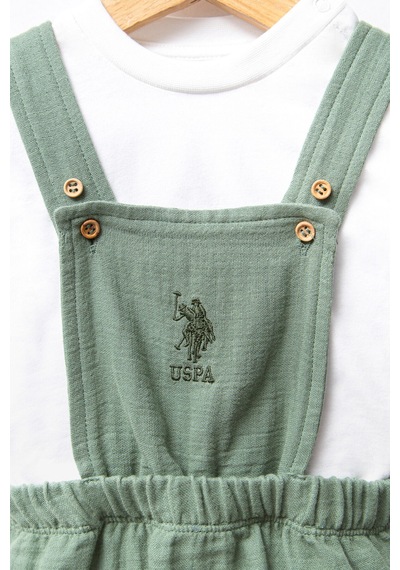 U.S. Polo Assn. Erkek Bebek Haki Takım Haki
