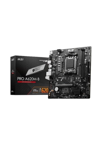 Msı Pro A620m-b Ddr5 Hdmı Pcıe 4.0 Am5 Matx-213707