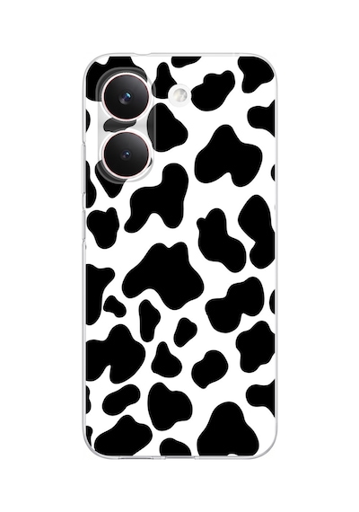 Poco X8 Pro Uyumlu İnek Desenli Tasarımlı Baskılı Silikon Kılıf Renkli