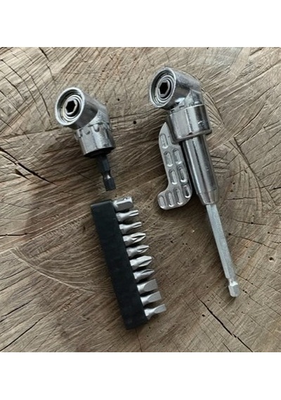 Dmr Bits Köşe Vidalama Aparatı 1/4 Matkap Aparatı Vidalama 12pcs