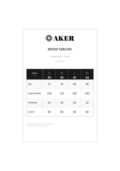 Aker Lacivert Kloş Etek Lacivert Lacivert