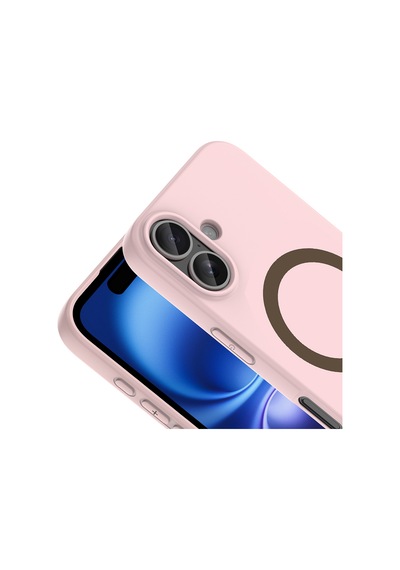 Apple Uyumlu iPhone 17 Kılıf Pastel Renkli Magsafe Kamera Yükseltili Silikon Vardar Turkuaz