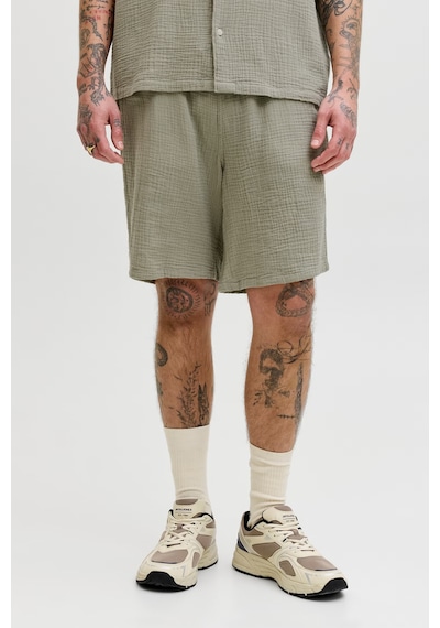 Jack & Jones Pants Studio Jpstjaıden Pamuk Relaxed Fit Short Erkek Short 12274758 Yeşil