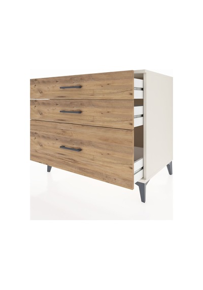 Kronos Şifonyer 3 Çekmeceli 88x59x80 Aytaşı-çam Aytaşı