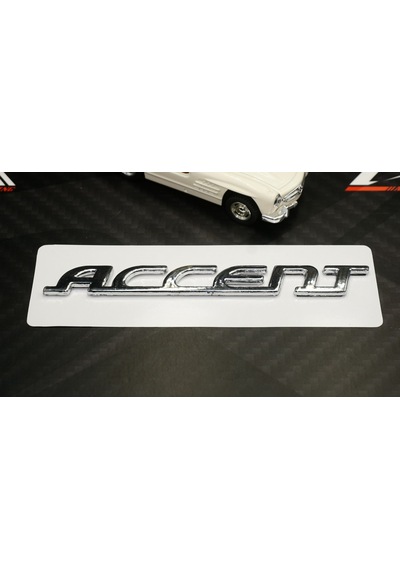 Hyundai Accent Bagaj Abs 3M 3D Yazı Logo  Amblem