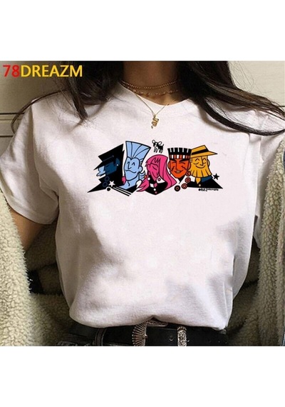 Noıssey Kırmızı Etiket Jojo Tuhaf Macera T Shirt Üst Tees Mod127 16822 Beyaz