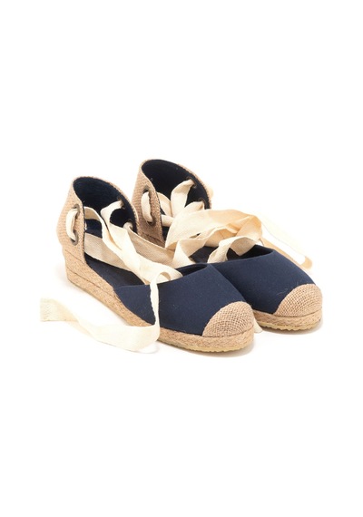 Star Tombis Gerçek Elişi Hasır Jüt Bileğe Bağlı Ipli Günlük Kadın Espadril Handmade Lacivert