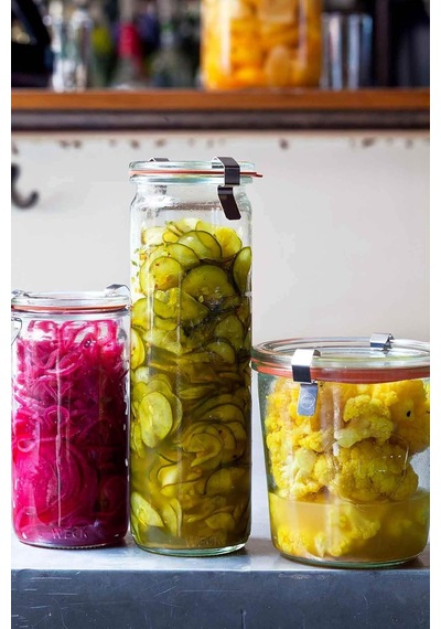 Weck Jars Weck Konserve Kavanozları - Şeffaf Camdan - Çevre Dostu Konserve Kavanozu - Yiyecek, Yoğurt Ve Jöle İçin Diğer