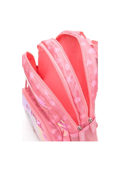 U.s. Polo Assn. Kız Çocuk Pembe Okul Çantası 50315126-vr041 Çok Renkli