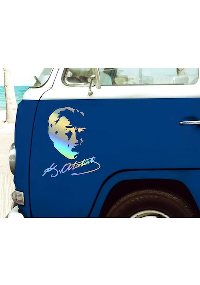 Sticker Dizayn Atatürk Silüeti Ve İmza Sticker - Mustafa Kemal Atatürk Başbuğ İmza Sticker - Araba Oto Motosiklet Karavan Cam Sticker - 00391 12X10 Cm Sticker Dizayn Atatürk Silüeti Ve İmza Sticker - Mustafa Kemal Atatürk Başbuğ İmza Sticker - Araba Oto Motosiklet Karavan Cam Sticker - 00391 12X10 Cm