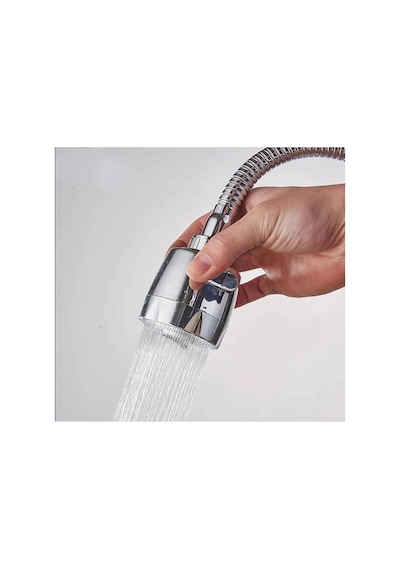 Hareketli Kubar Esnek Spiral Musluk Borusu 2 Farklı Fonksiyonlu 50 Cm