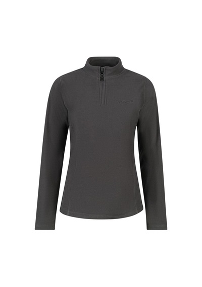 2as Camila Kadın Yarım Fermuarlı İnce Polar Sweatshirt Antrasit Antrasit